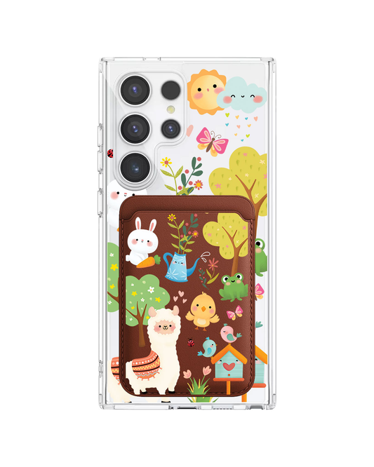 Android Magnetic Wallet Case - Spring