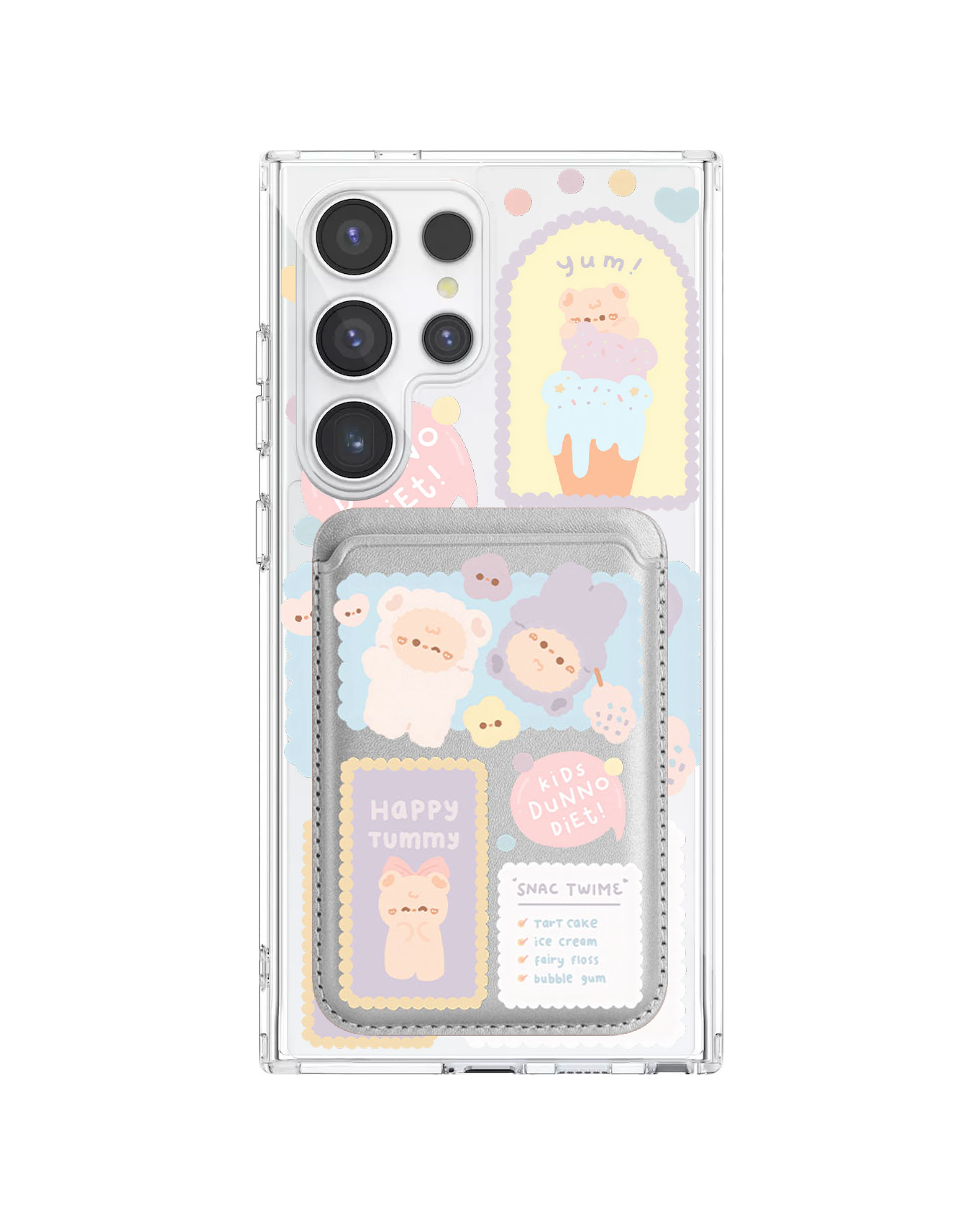Android Magnetic Wallet Case - Sweets Heaven