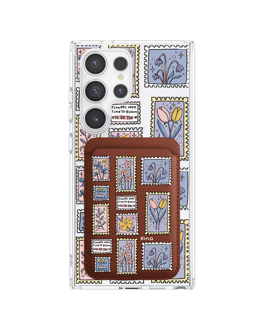 Android Magnetic Wallet Case - Time to Bloom