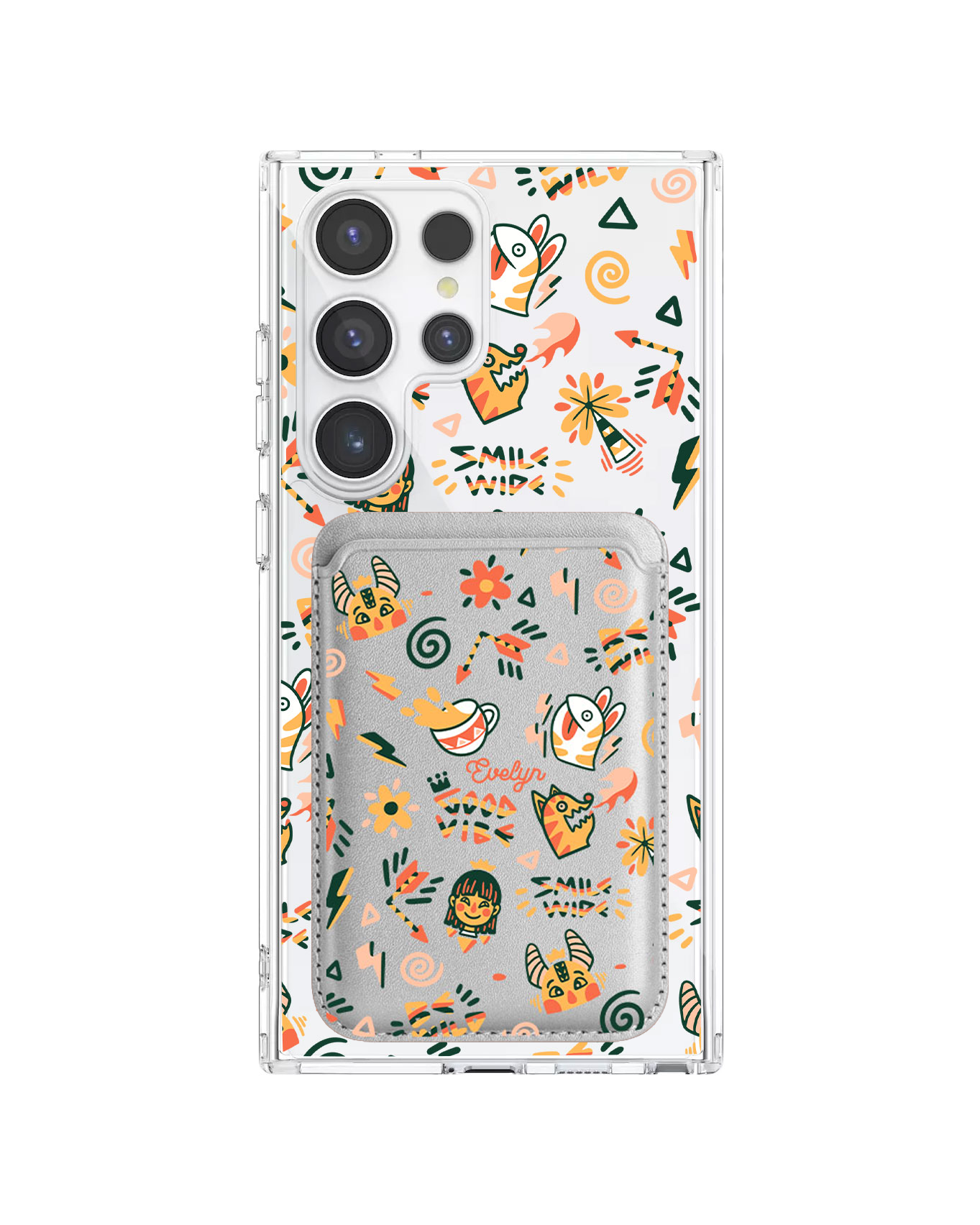 Android Magnetic Wallet Case - Wild & Free