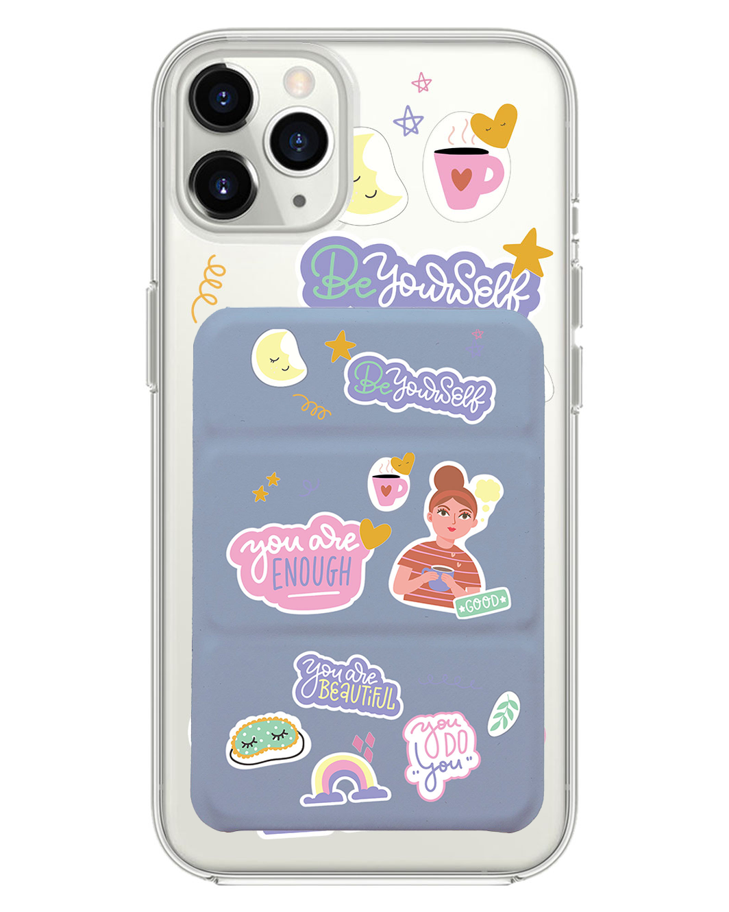 เคสพับสามทบแบบแม่เหล็กสำหรับ iPhone - Be Yourself