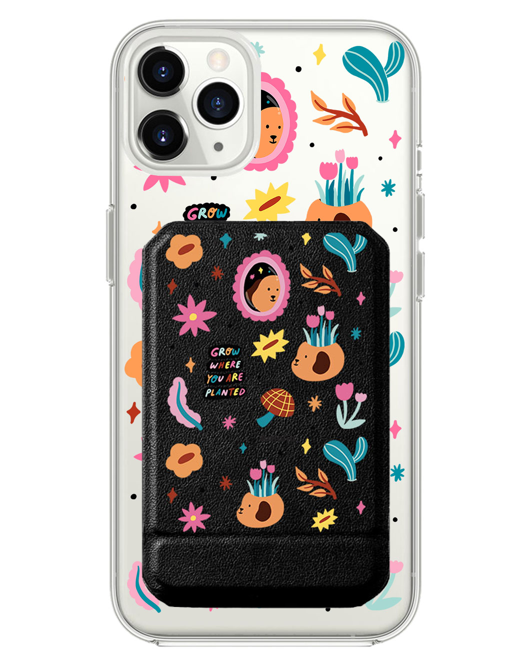 iPhone Magnetic Multifold Wallet - Grow and Bloom