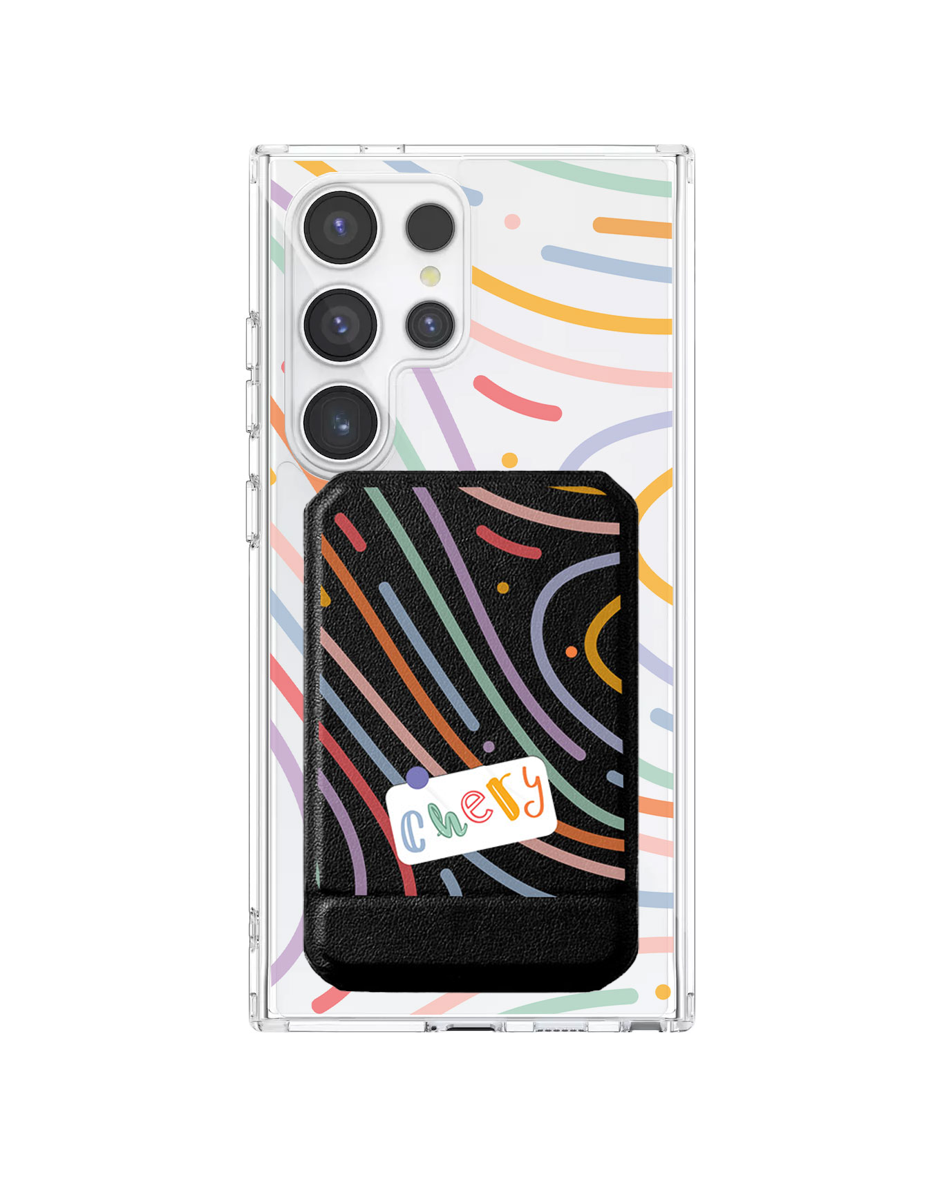 Android Magnetic Multifold Wallet - Doodle 2.0 Monogram