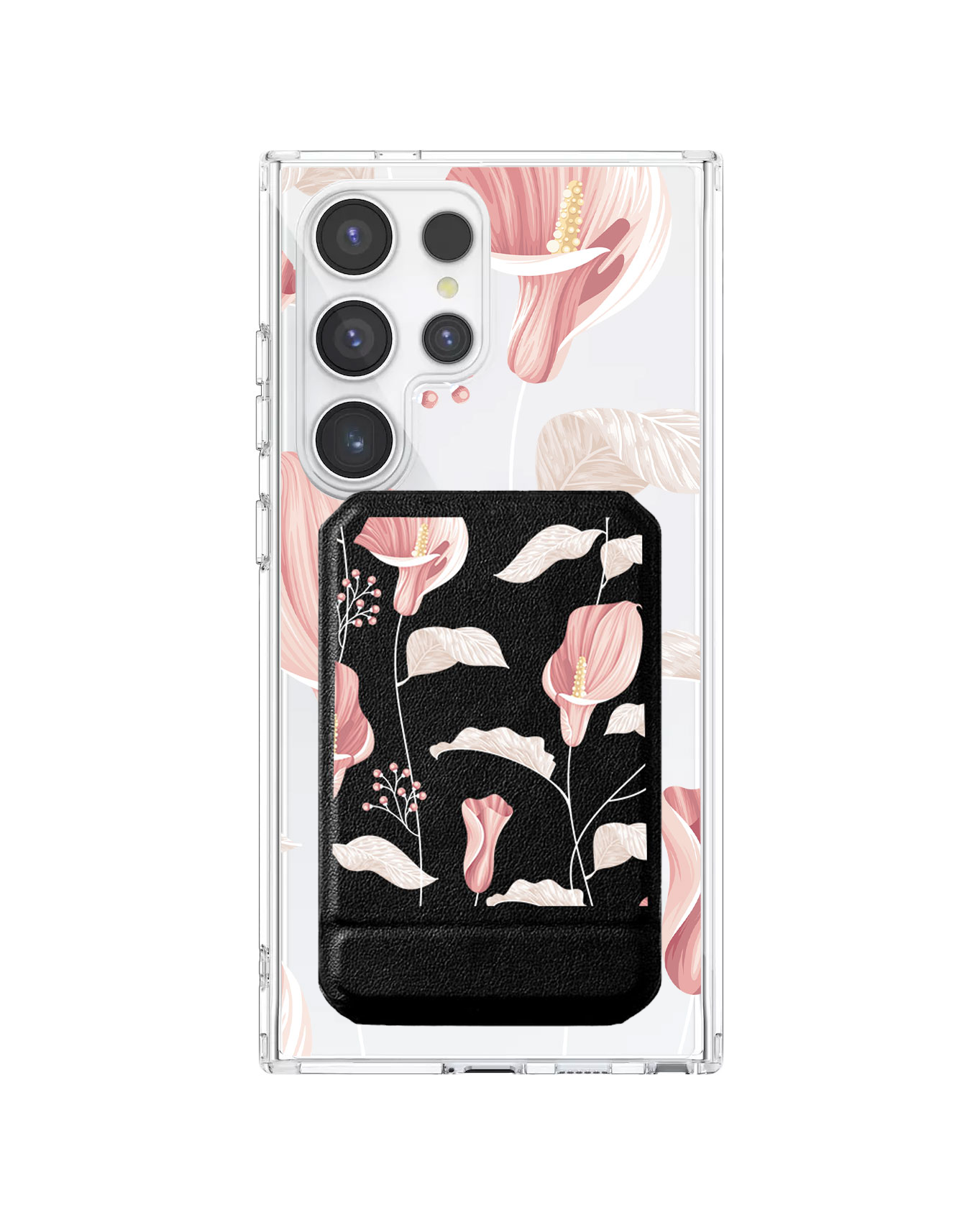 Android Magnetic Multifold Wallet - Easter Lily