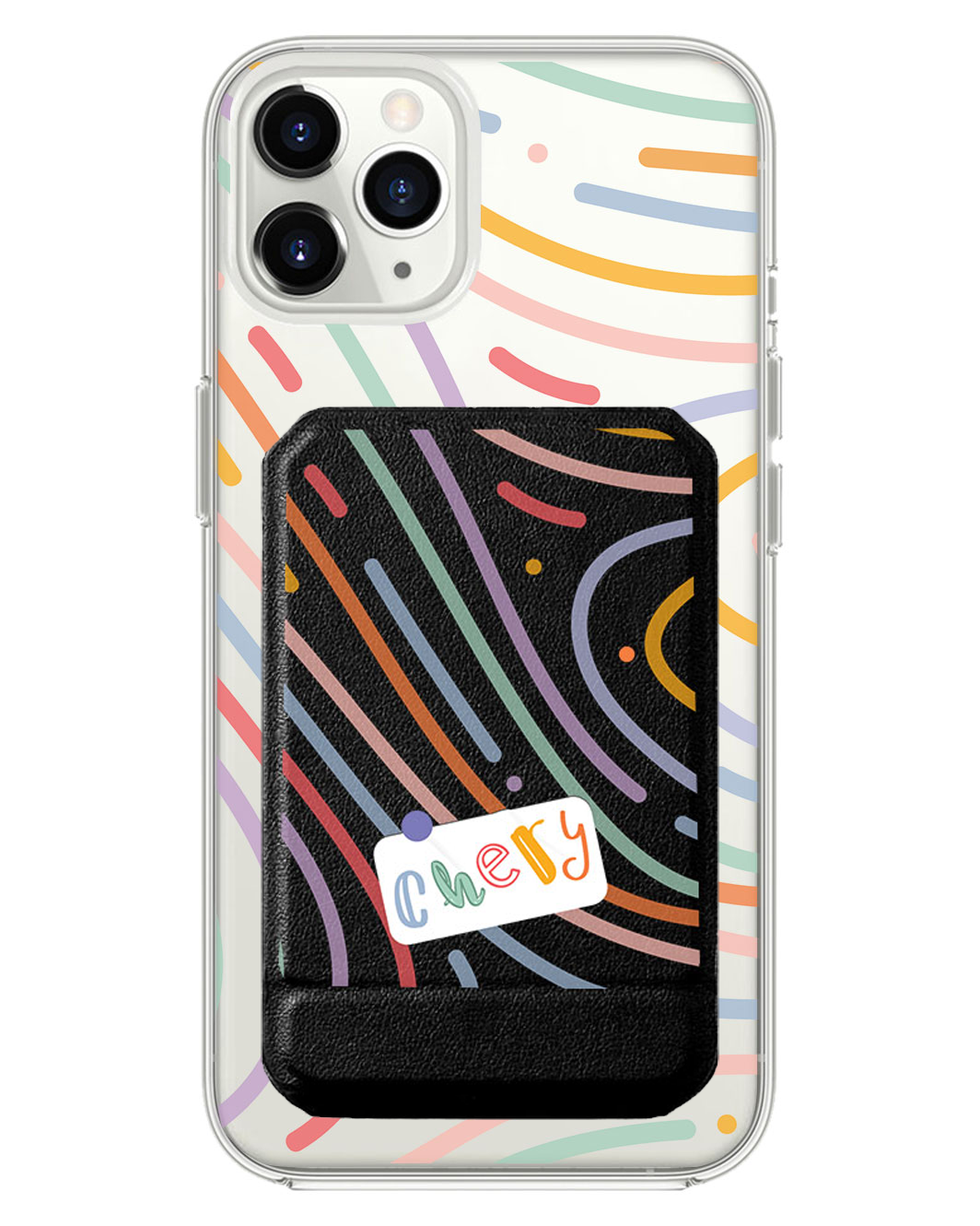iPhone Magnetic Multifold Wallet - Doodle 2.0 Monogram