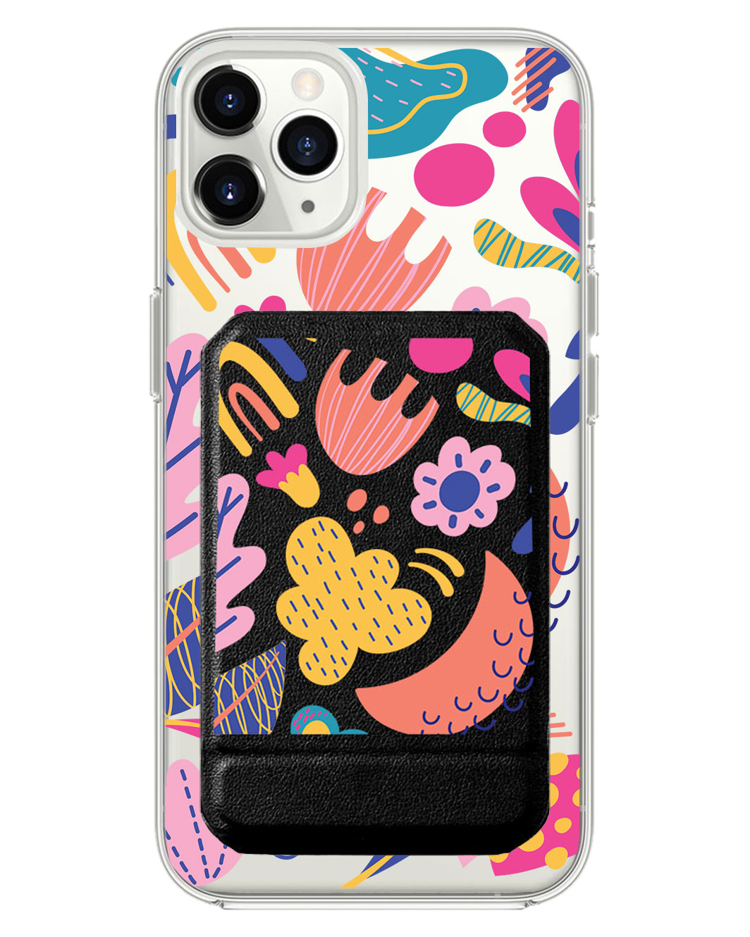 iPhone Magnetic Multifold Wallet - Florals