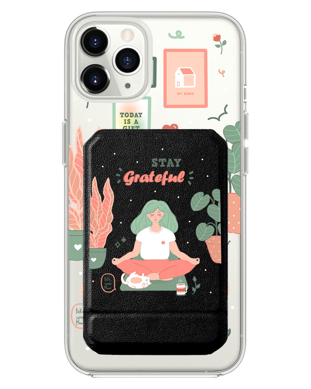 iPhone Magnetic Multifold Wallet - Grateful
