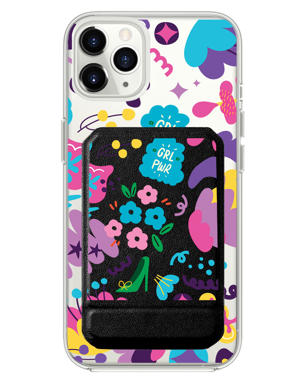 iPhone Magnetic Multifold Wallet - Girl Power 1.0