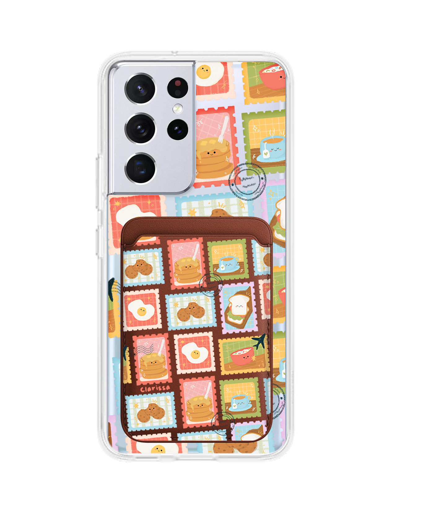เคสแม่เหล็กสำหรับ Android - แสตมป์เมนูอาหารเช้า