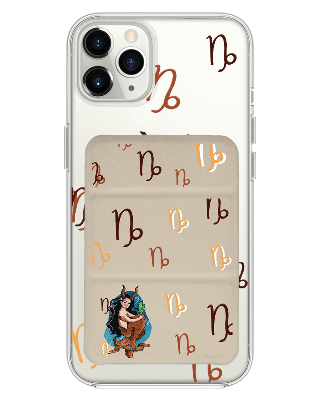 เคส iPhone แบบพับสามทบแม่เหล็ก - Capricorn