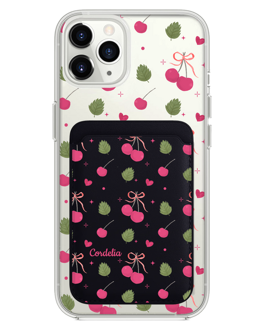 حافظة مغناطيسية لهاتف iPhone - لون الكرز كوكيت