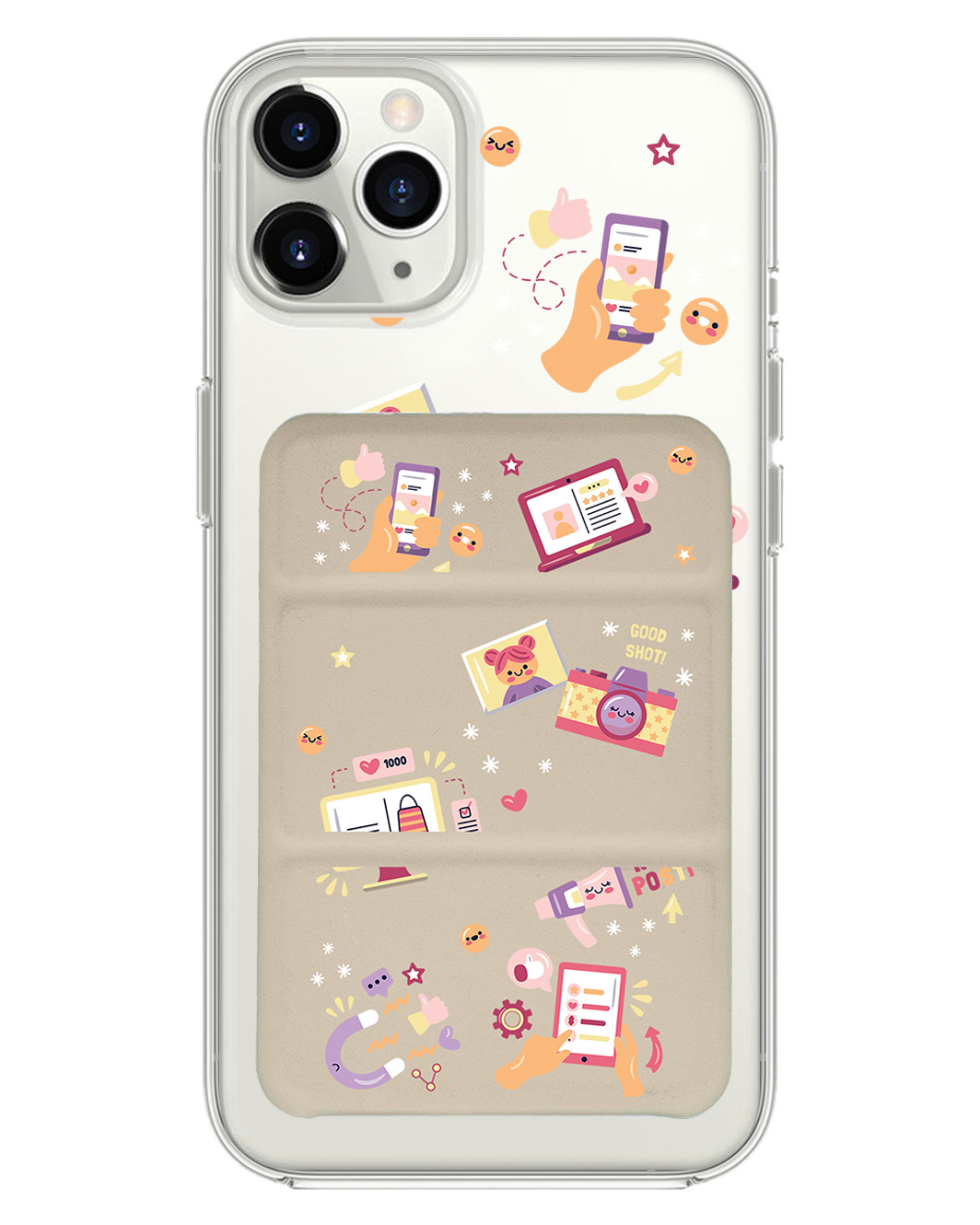 เคสแบบพับสามทบแม่เหล็กสำหรับ iPhone - Content Creator