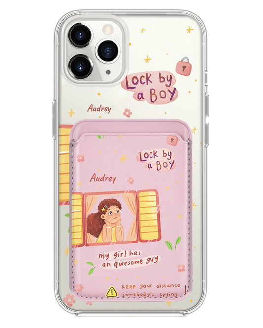 iPhone Magnetic Wallet Case - Crush Girl (Couple Case)