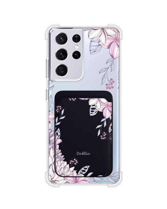 Android Magnetic Wallet Case - Dahlia