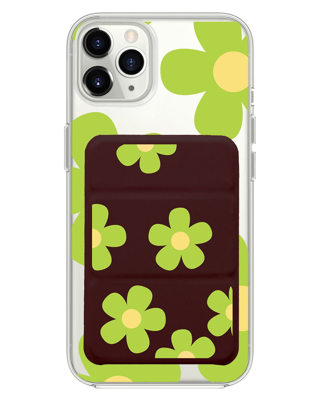 เคสพับสามทบแม่เหล็กสำหรับ iPhone - Daisy Bloom