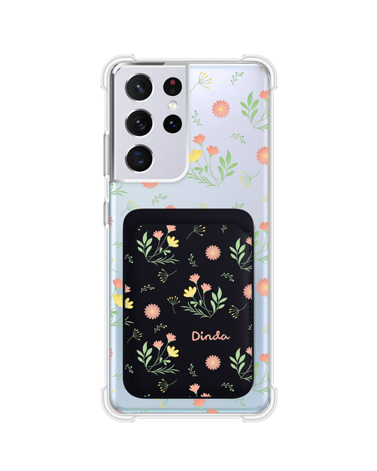 Android Magnetic Wallet Case - Dandelion