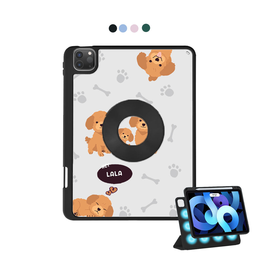 iPad Detachable Flip Cover - Poodle Squad