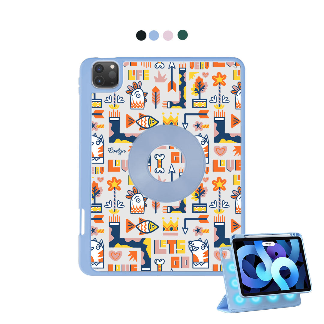 iPad Detachable Flip Cover - Life in Color