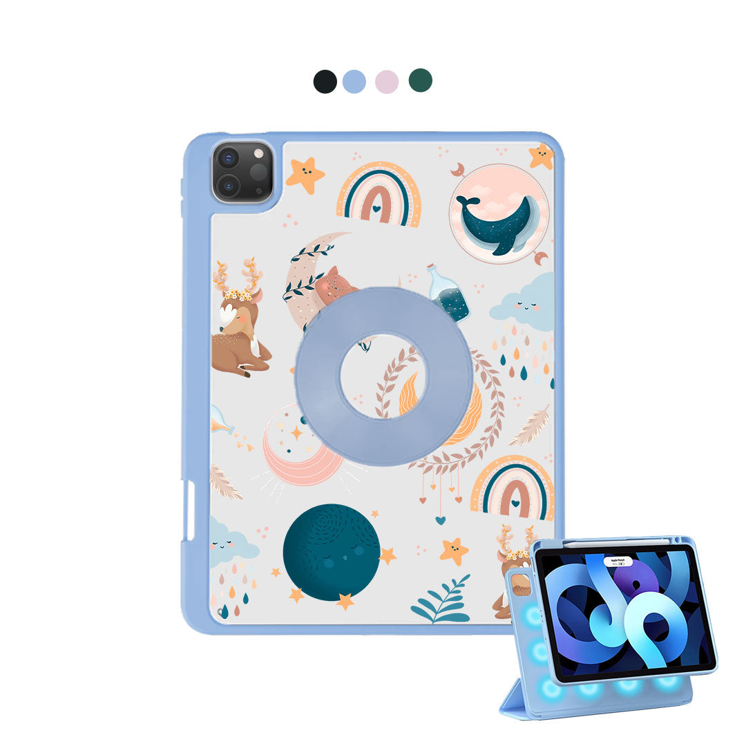 เคสฝาพับแบบถอดได้สำหรับ iPad - สไตล์โบฮีเมียน