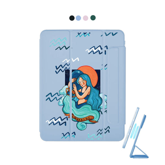 غطاء قابل للفصل لجهاز iPad - برج الدلو