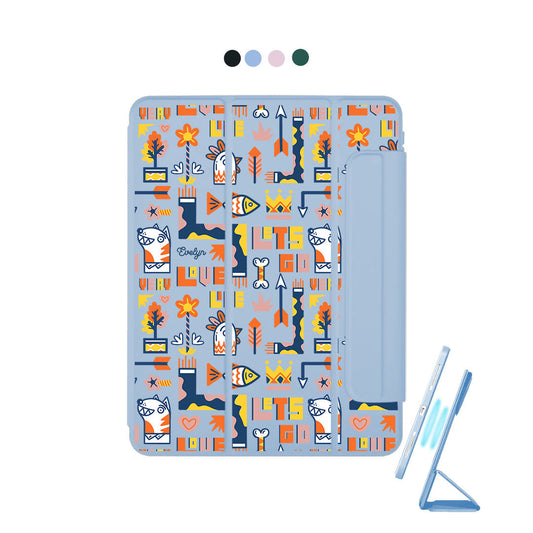 غطاء iPad قابل للفصل - ألوان الحياة