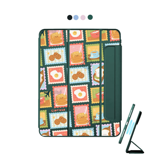 iPad Detachable Flip Cover - Breakfast Menu Stamps
