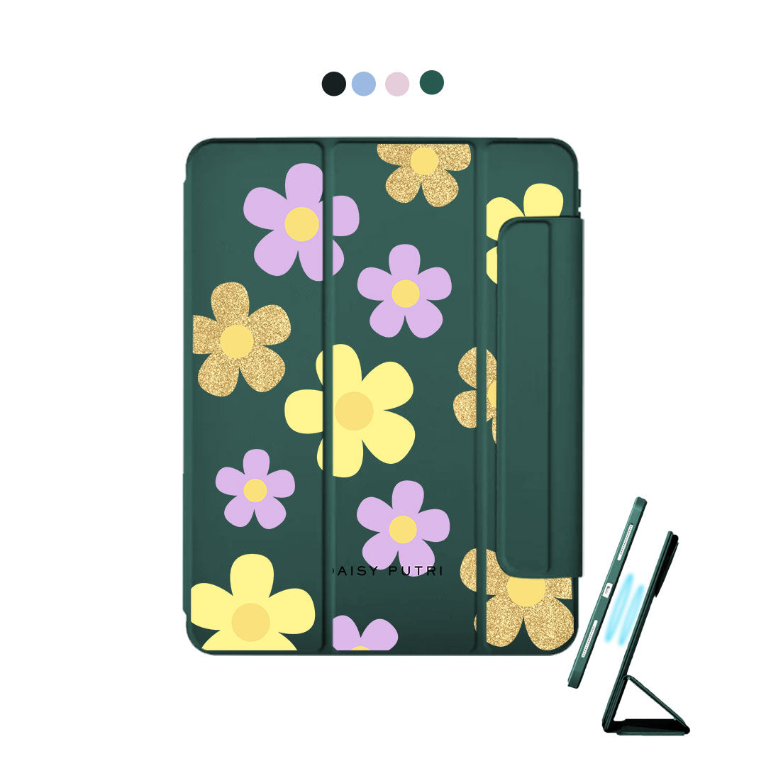 เคสฝาพับแบบถอดได้สำหรับ iPad - Daisy Twinkle