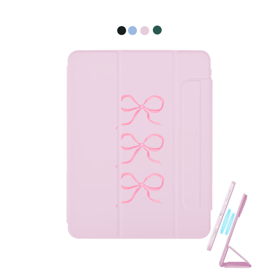 غطاء قابل للفصل لجهاز iPad - Coquette Triple Bow
