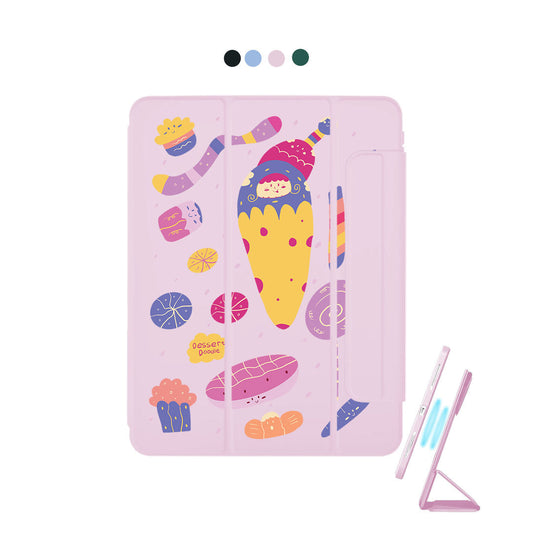غطاء قابل للفصل لجهاز iPad - Dessert Doodle
