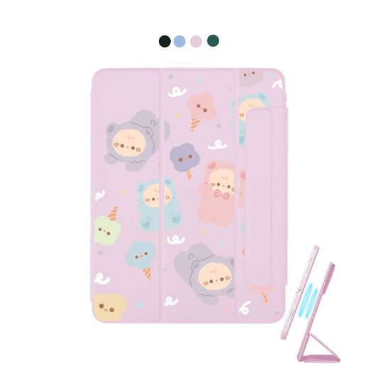غطاء قابل للفصل لجهاز iPad - قطن تيدي