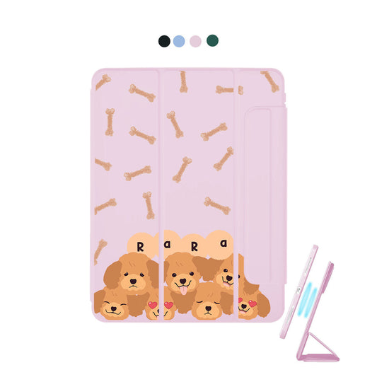 غطاء قابل للفصل لجهاز iPad - Poodle Squad 3.0