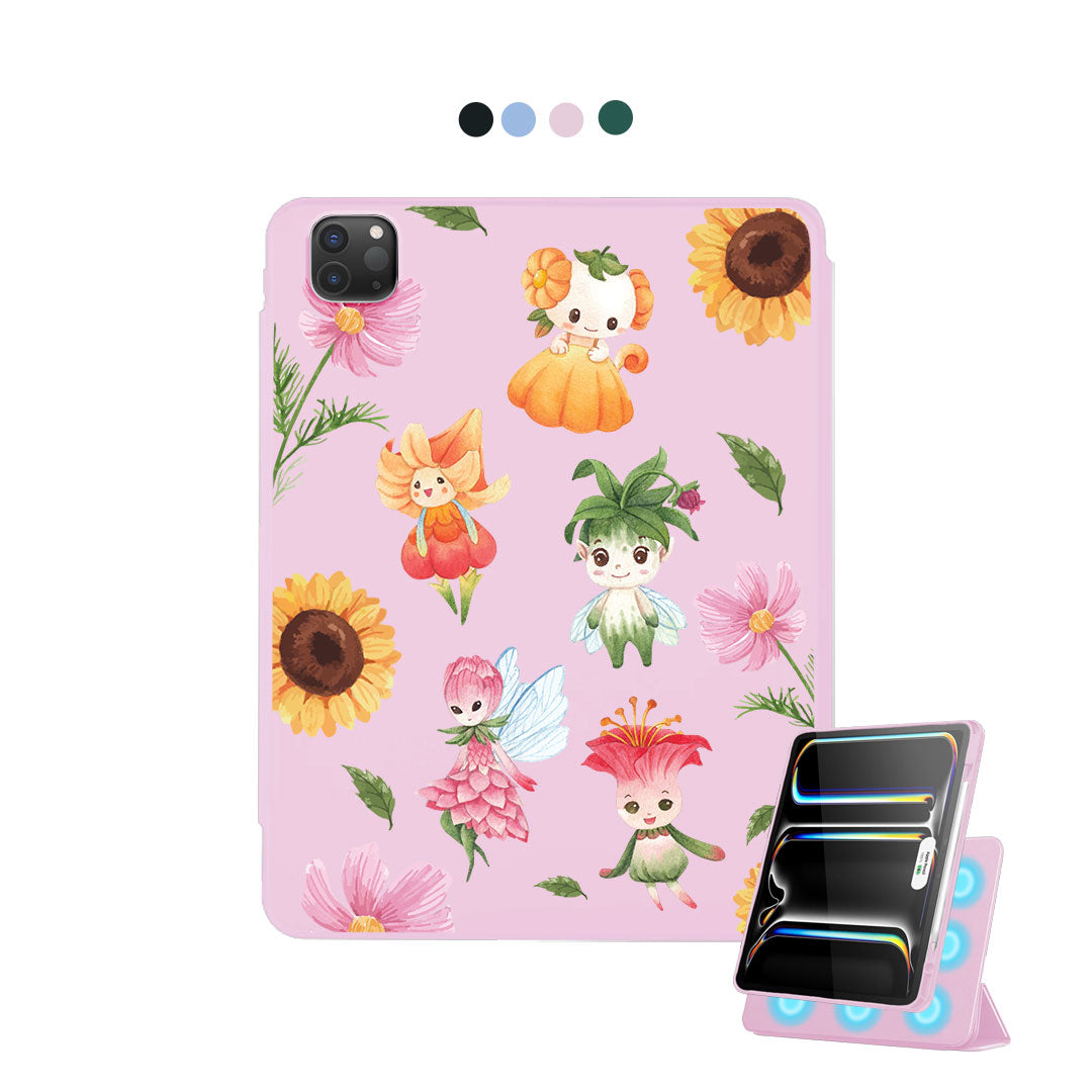 เคสฝาพับแบบถอดได้สำหรับ iPad - Magical Garden