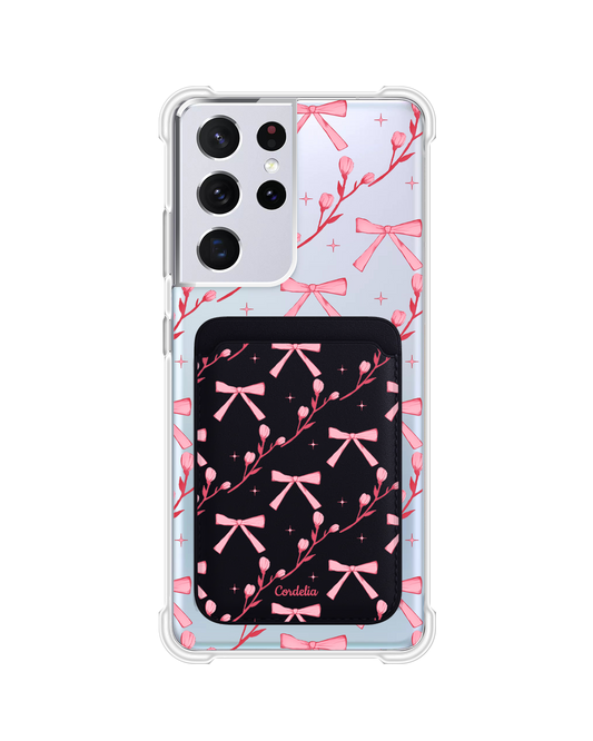 Android Magnetic Wallet Case - Coquette Floral