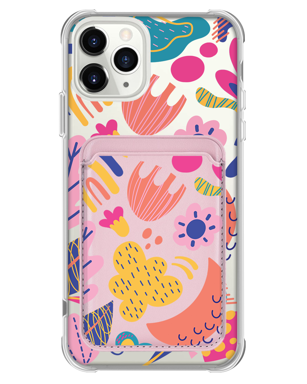 iPhone Magnetic Wallet Case - Florals