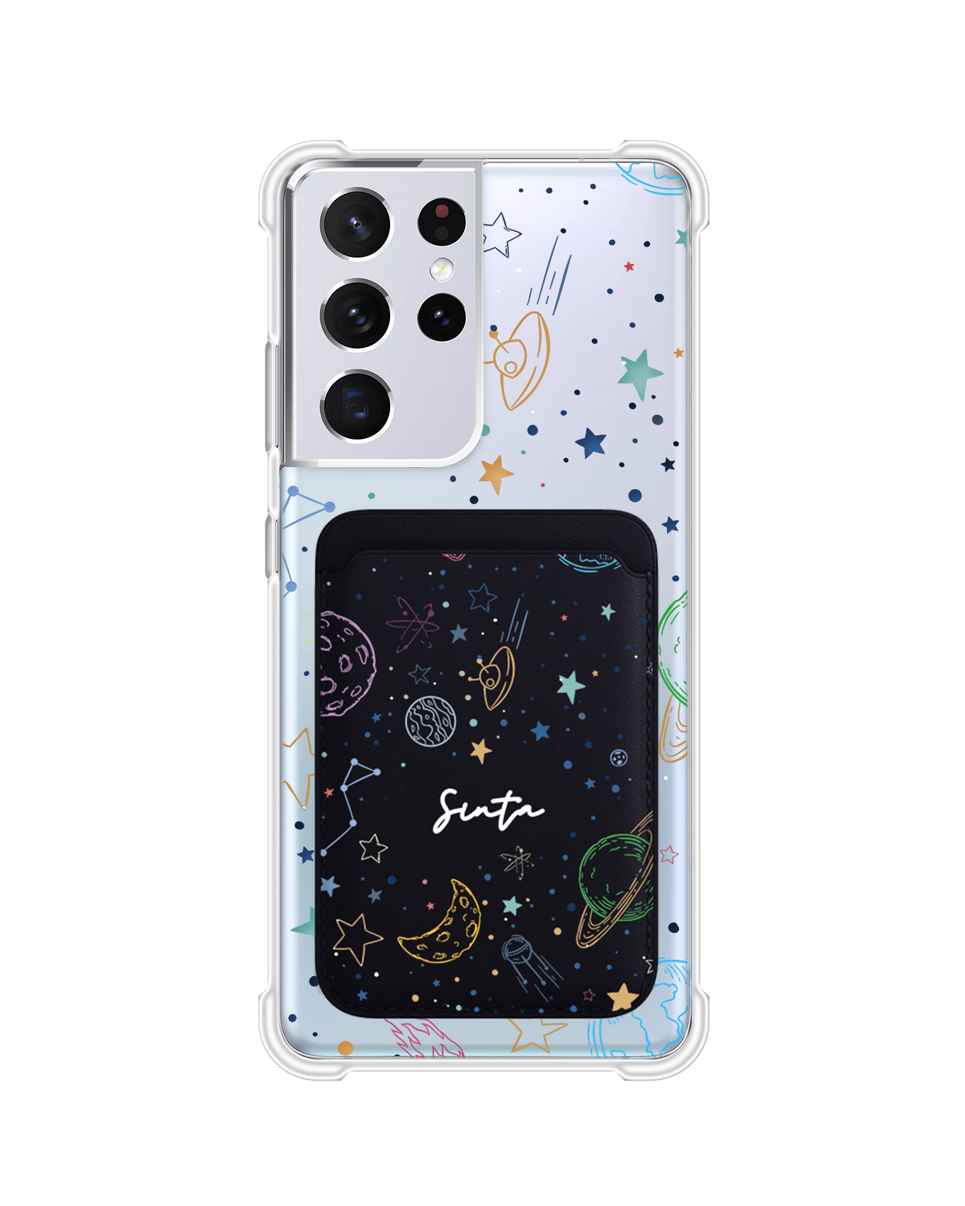 Android Magnetic Wallet Case - Galaxy