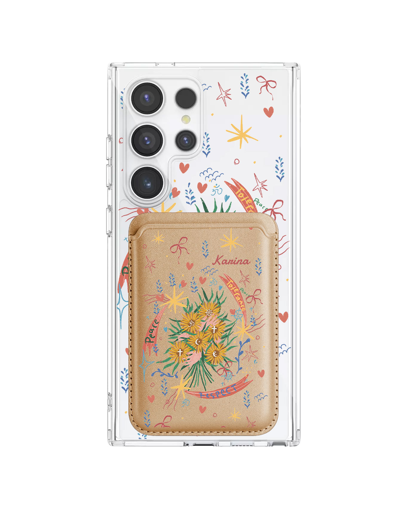 Android Magnetic Wallet Case - Peace