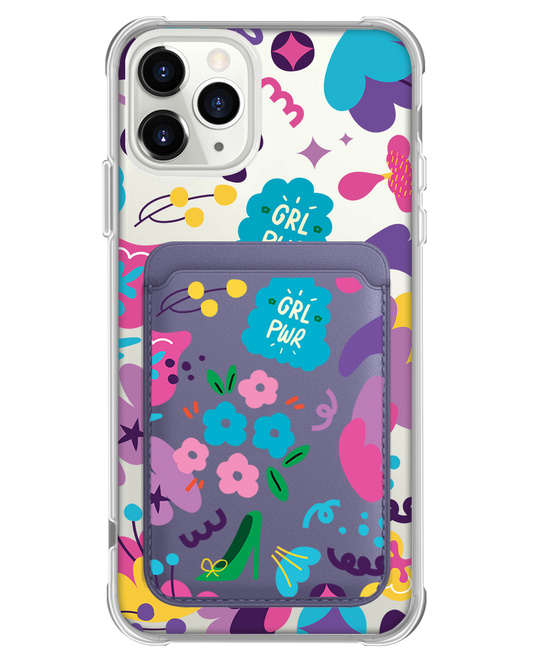 iPhone Magnetic Wallet Case - Girl Power