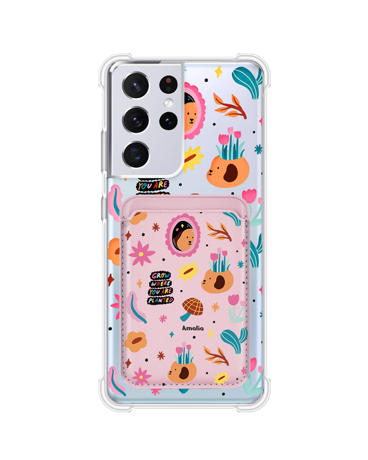 Android Magnetic Wallet Case - Grow And Bloom