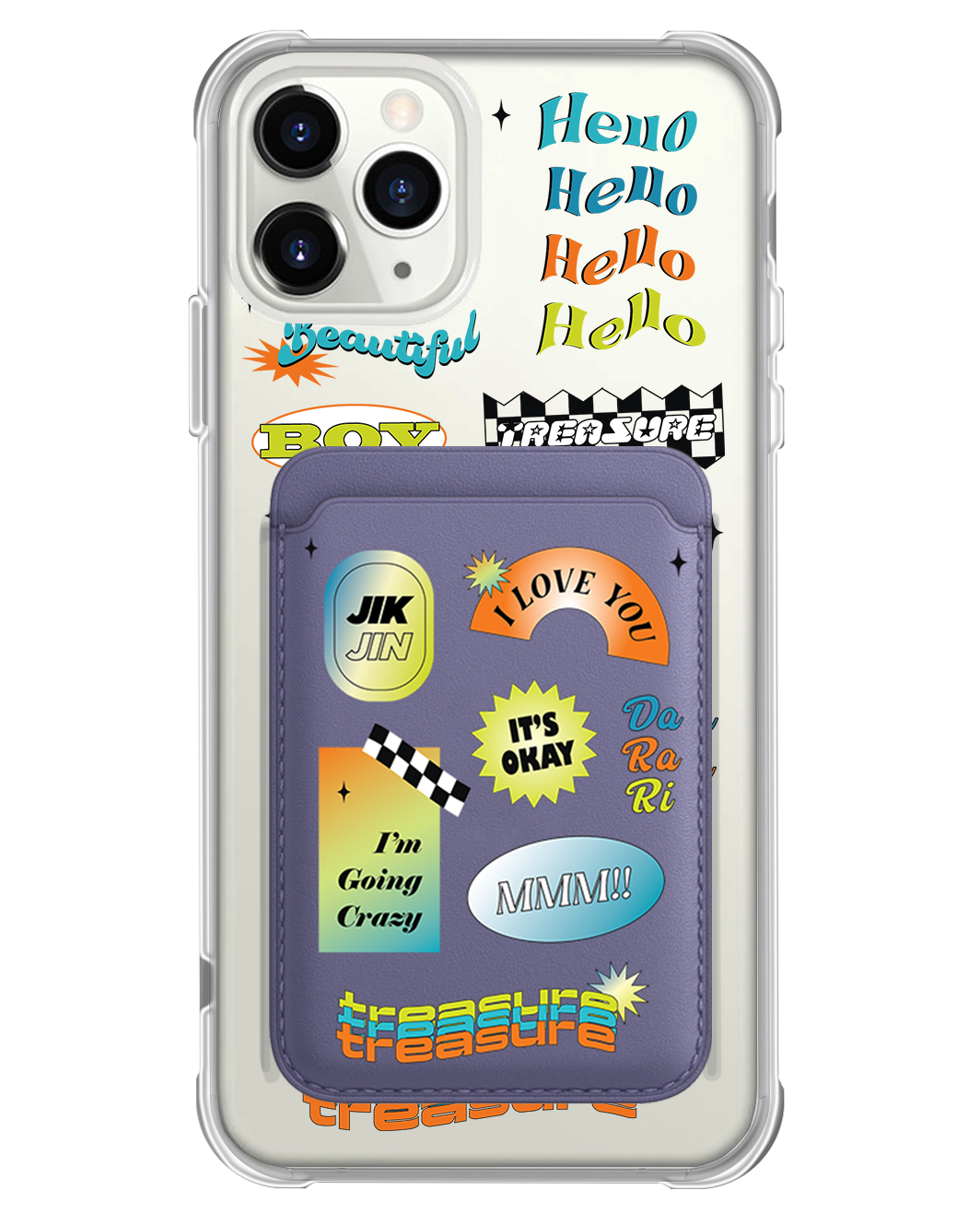 iPhone Magnetic Wallet Case - Hello Treasure