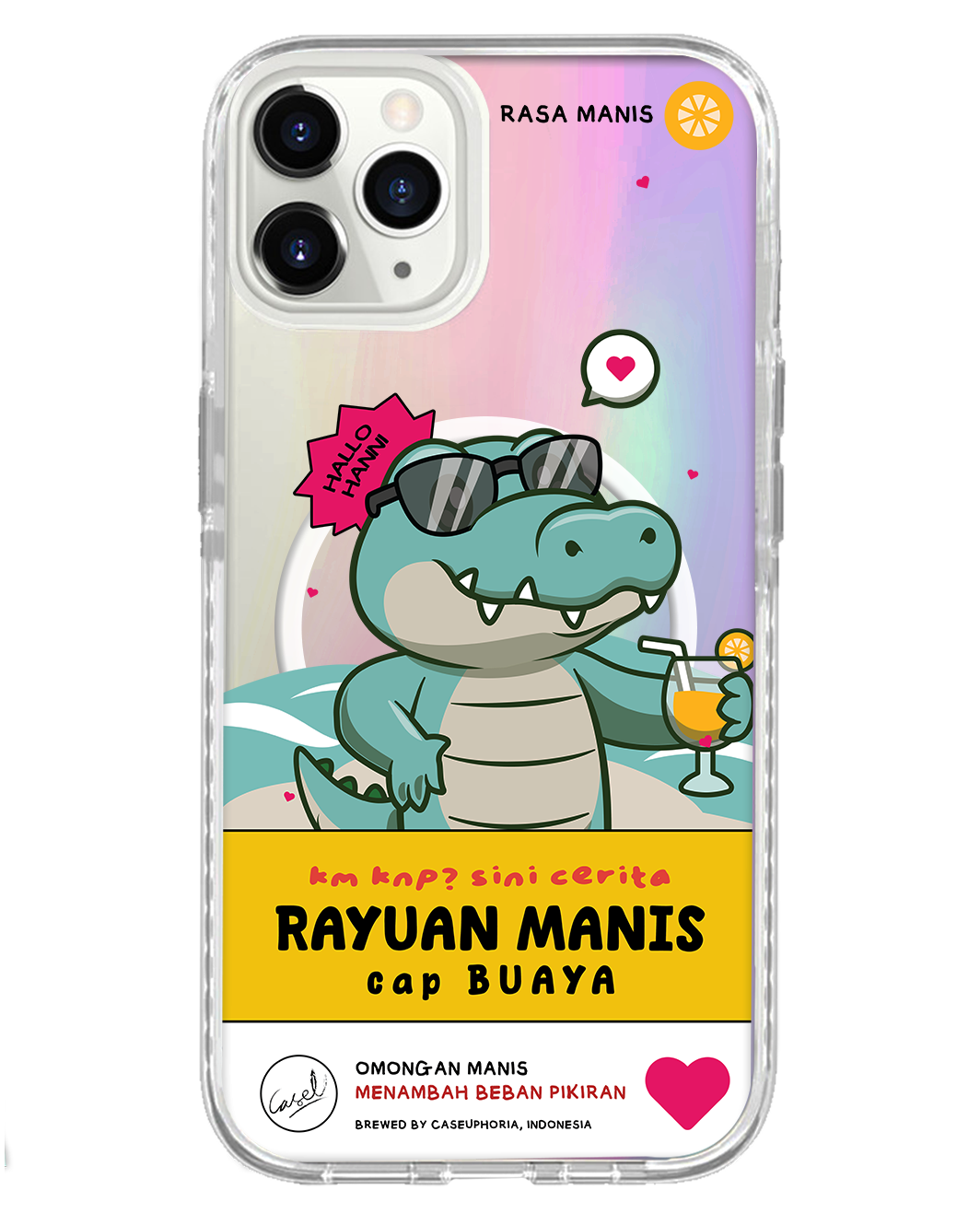 iPhone Rearguard Holo - แคปบัวญ่า