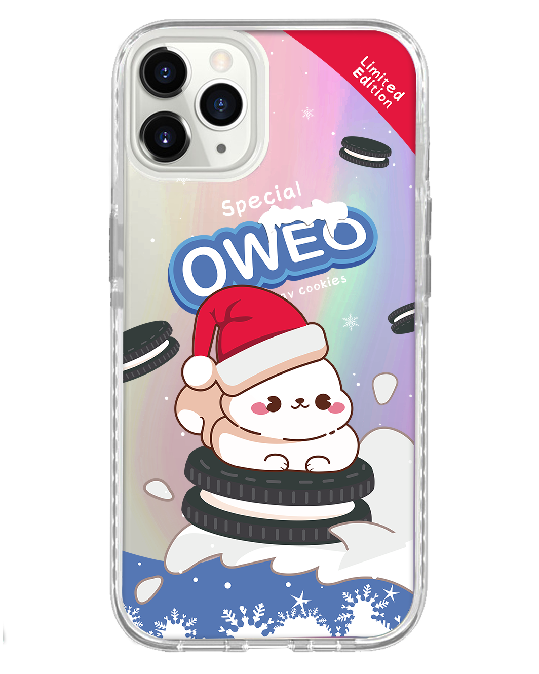 غطاء حماية خلفي للآيفون - Oweo Christmas