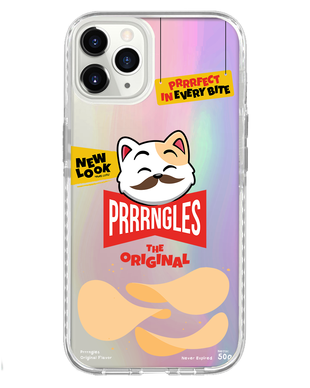 غطاء حماية خلفي للآيفون - Prrrngles