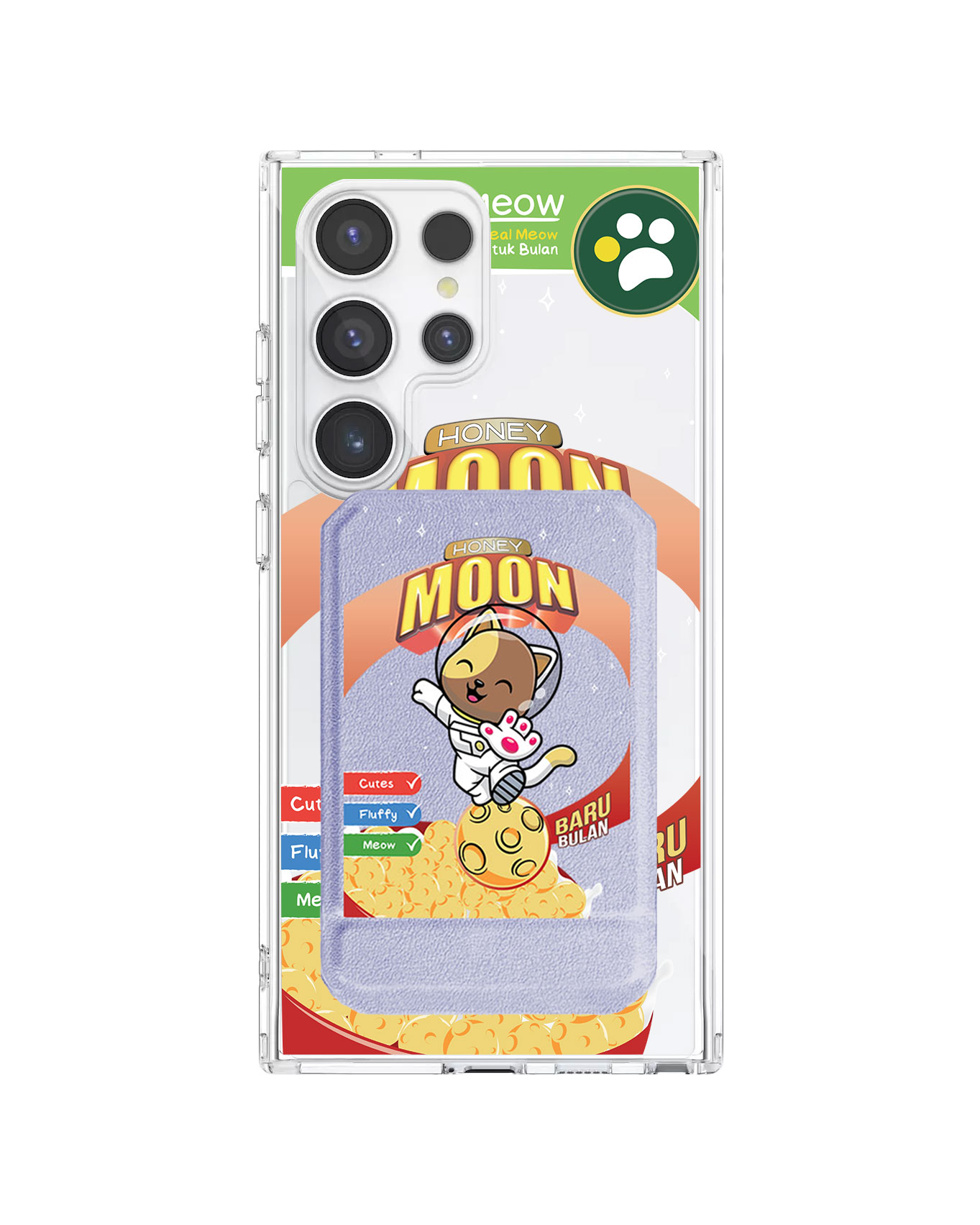 Android Magnetic Multifold Wallet - Honey Moon