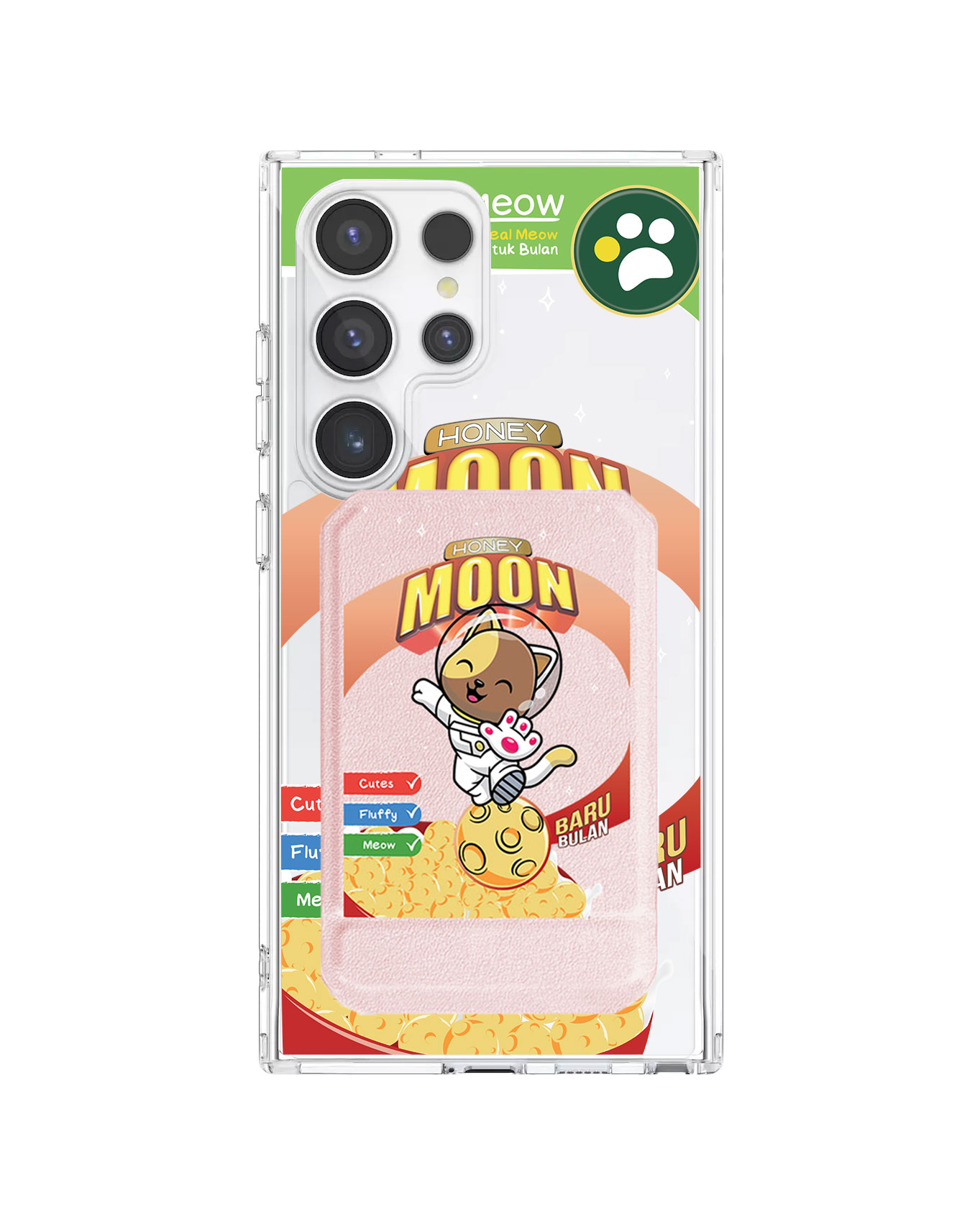 Android Magnetic Multifold Wallet - Honey Moon