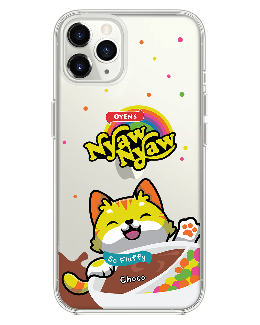 واقي خلفي هجين لجهاز iPhone - Nyaw Nyaw