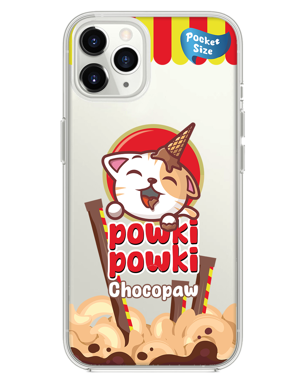 واقي خلفي هجين لهاتف iPhone - Powki Powki