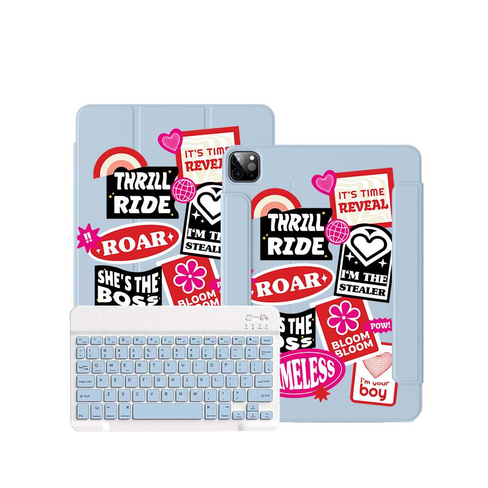 สติ๊กเกอร์ The Boyz Song สำหรับ iPad / Android Tab Wireless Keyboard Flipcover