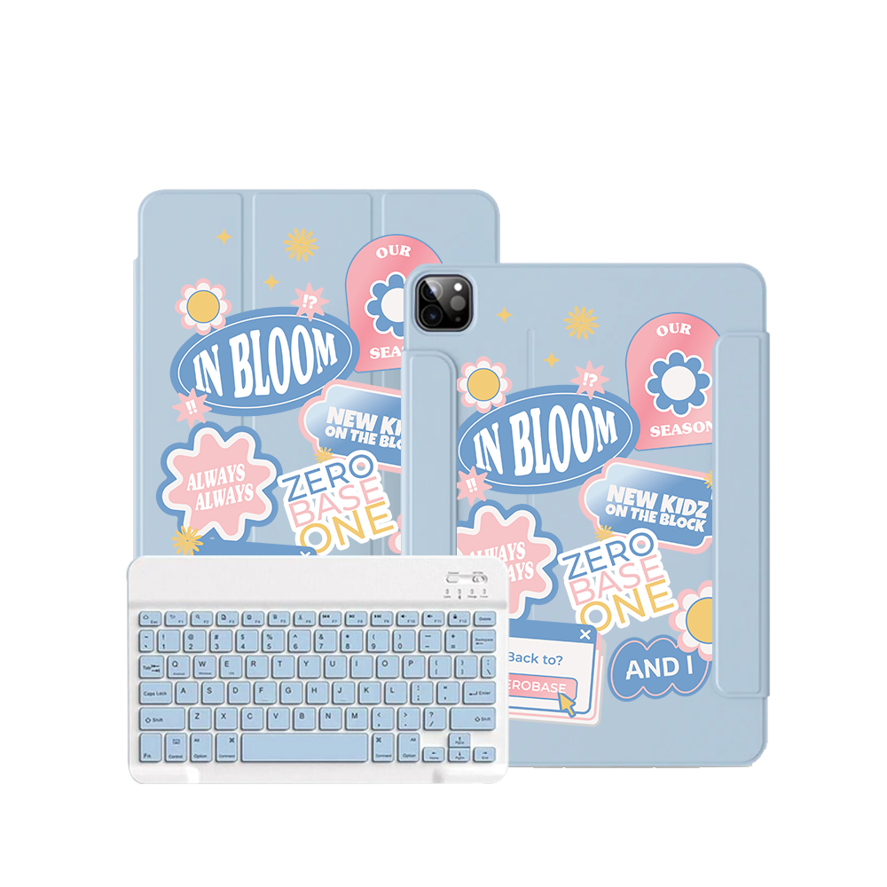 สติ๊กเกอร์เพลง Zerobaseone สำหรับ iPad / Android Tab Wireless Keyboard Flipcover