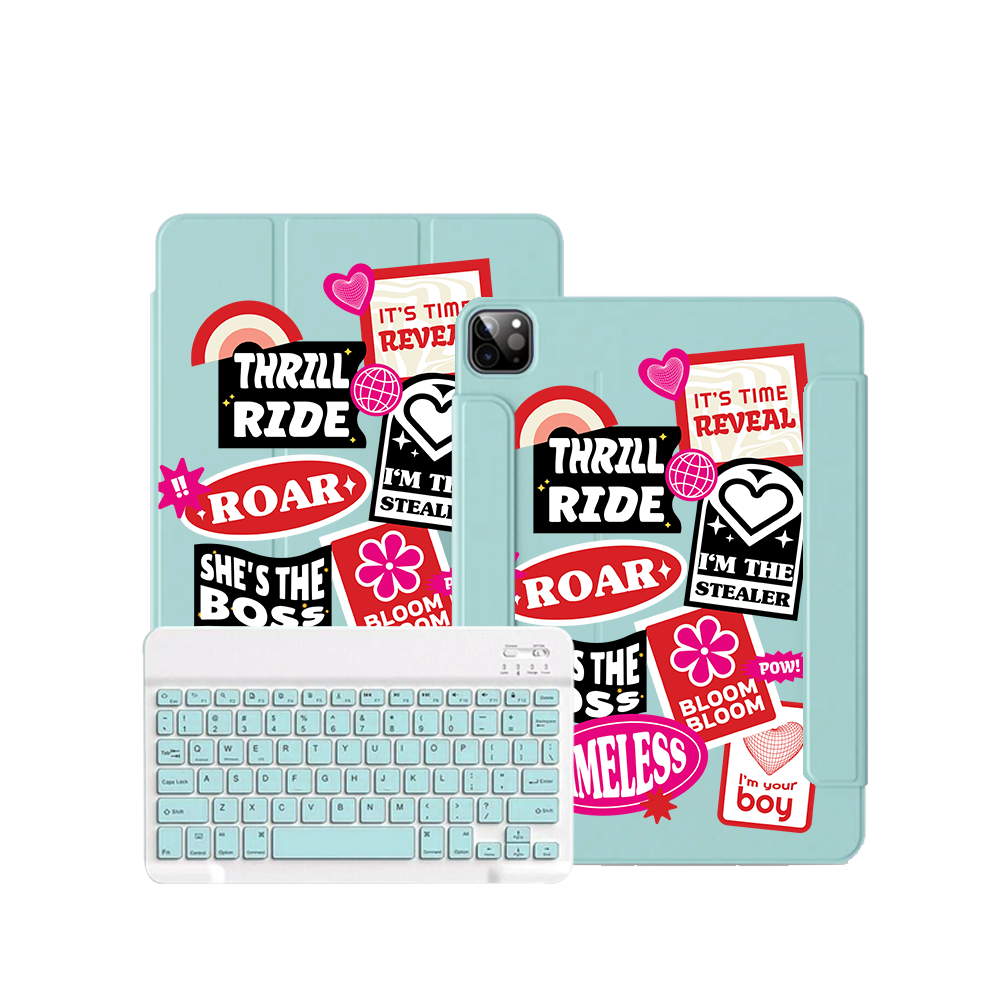 สติ๊กเกอร์ The Boyz Song สำหรับ iPad / Android Tab Wireless Keyboard Flipcover