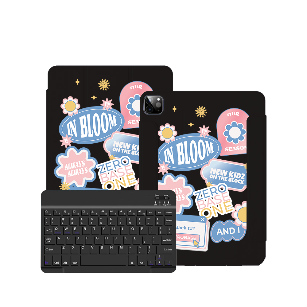 สติ๊กเกอร์เพลง Zerobaseone สำหรับ iPad / Android Tab Wireless Keyboard Flipcover